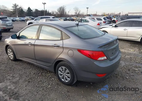 2016 Hyundai Accent Se z USA, uszkodzony, nr VIN KMHCT4AE9GU118567